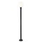 Z-Lite Laurent Outdoor Post Mounted Fixture, 1-Light, 12 In.W x 89.5 In.H, Black/Opal 597PHB-567P-BK - alternate 4